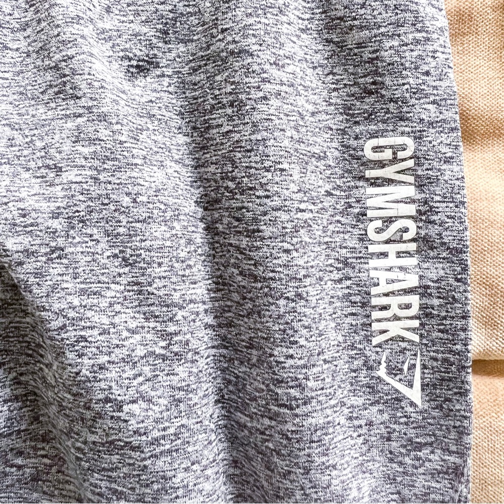 gymshark | light pink and grey ombré seamless leggings medium - Picture 7 of 7